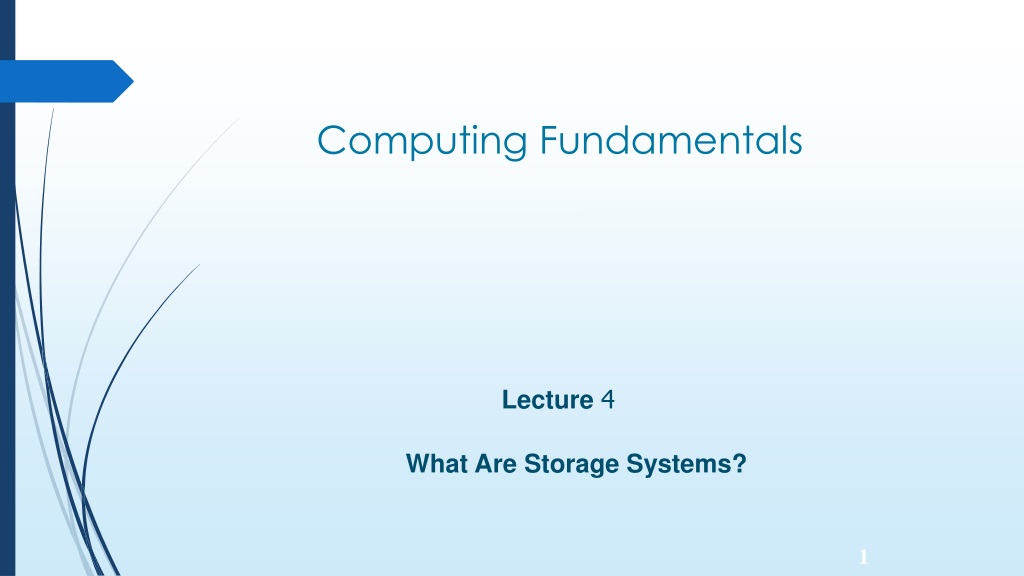 understanding storage systems in computi