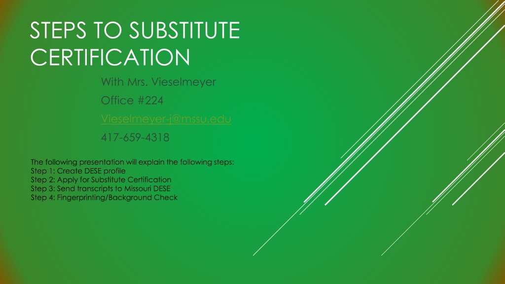 PPT - Substitute Certification Application Process Overview PowerPoint ...