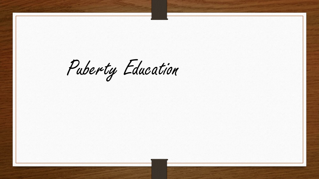 1. Managing Puberty Changes and Personal Hygiene
2. During puberty, the body undergoes significant changes such as growt