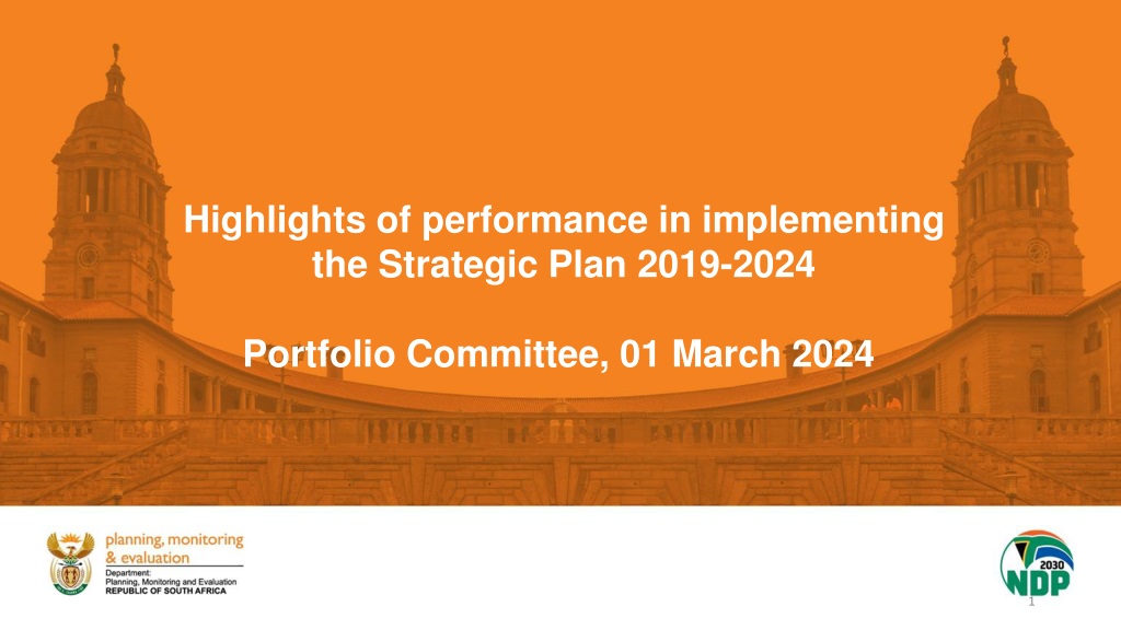 performance review of implementing the strategic plan 2019 20