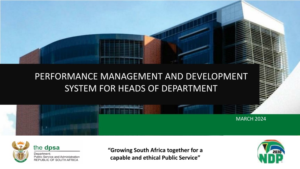 enhancing performance management system for heads of department in south afri