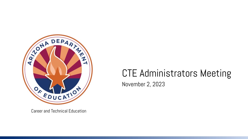 career and technical education updates november 2 2023 meeting highligh