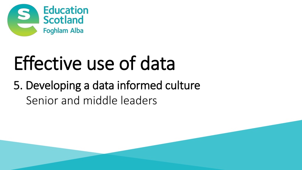 Fostering a Positive Data Culture in Education