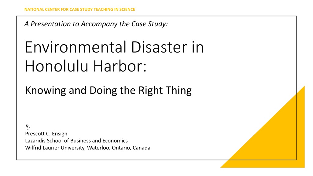 environmental disaster in honolulu harbor lessons learn