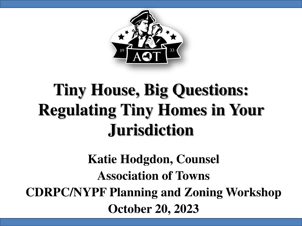 regulating tiny homes key considerations for new york jurisdictio
