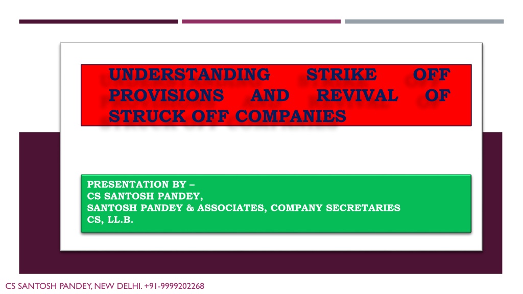 understanding provisions for struck off companies and revival proce