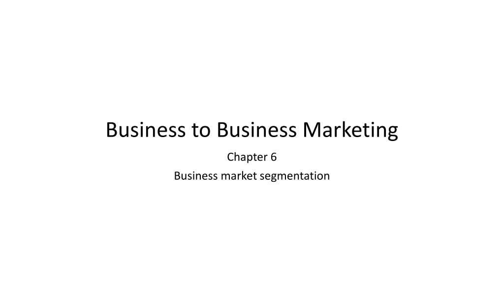 effective business market segmentation strategies for sustainable customer relationshi