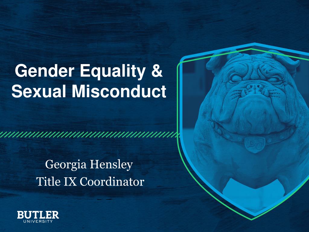 Ppt Ensuring Gender Equality A Focus On Title Ix And Reporting Sexual Misconduct Powerpoint 3994