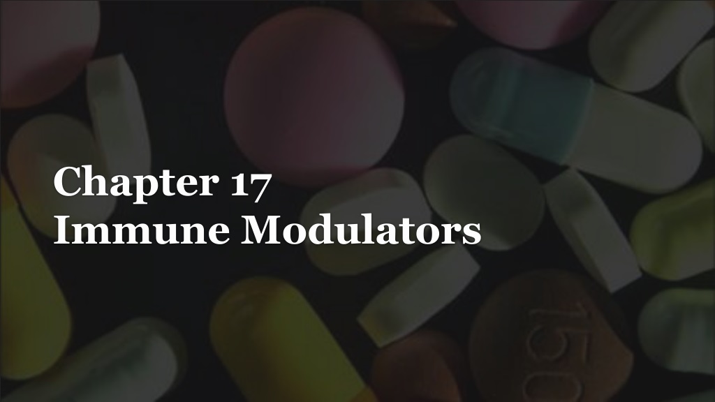 understanding immune modulators interferons interleukins and colony stimulating facto