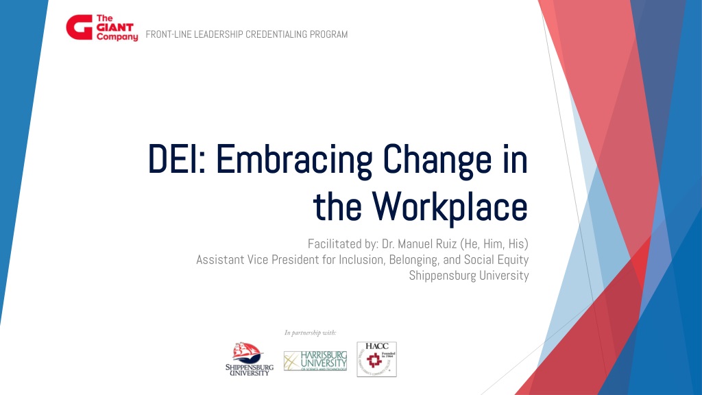 embracing change in dei front line leadership credentialing progr