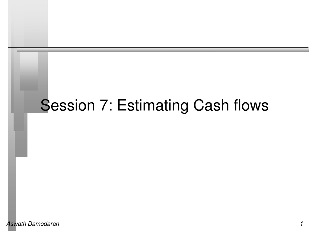 estimating cash flows for equity and firm key concepts by aswath damodar