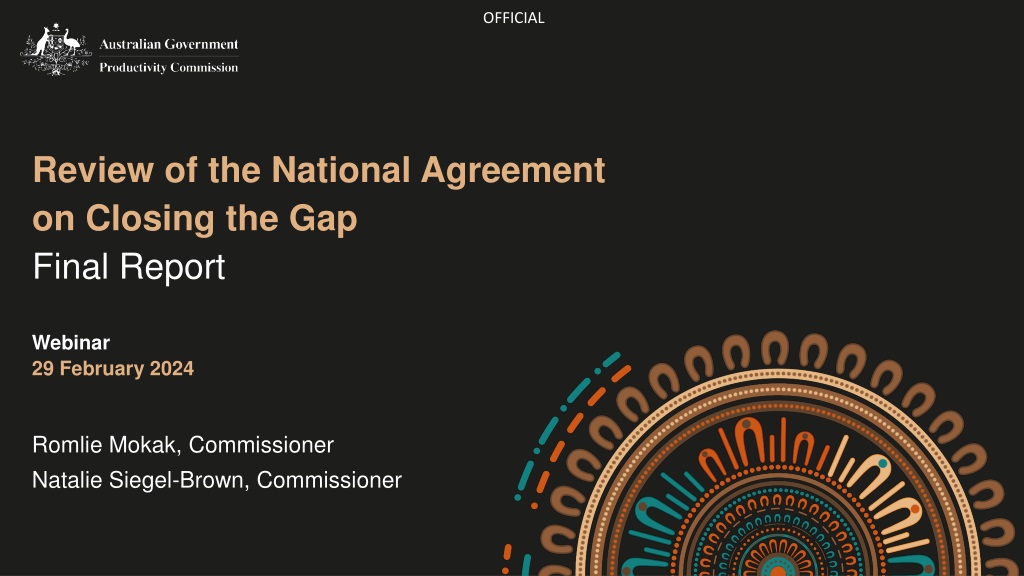 national agreement on closing the gap review final report summa