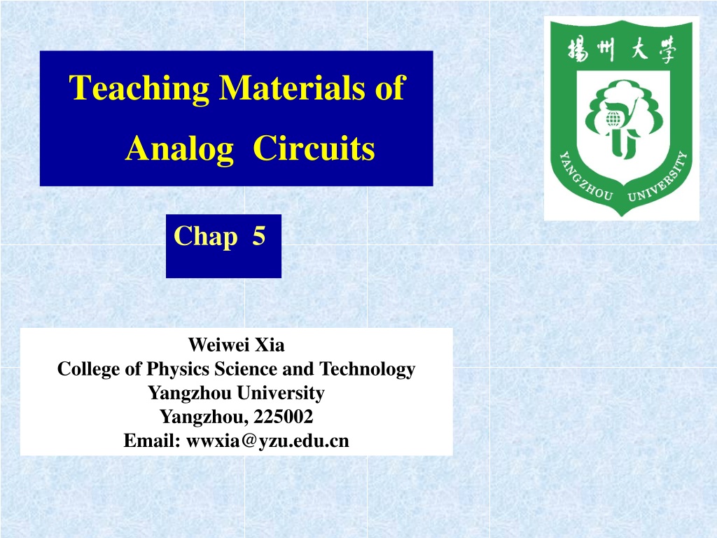 understanding amplifier frequency response in analog circui