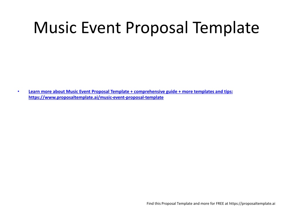 diverse music festival proposal for community enrichme