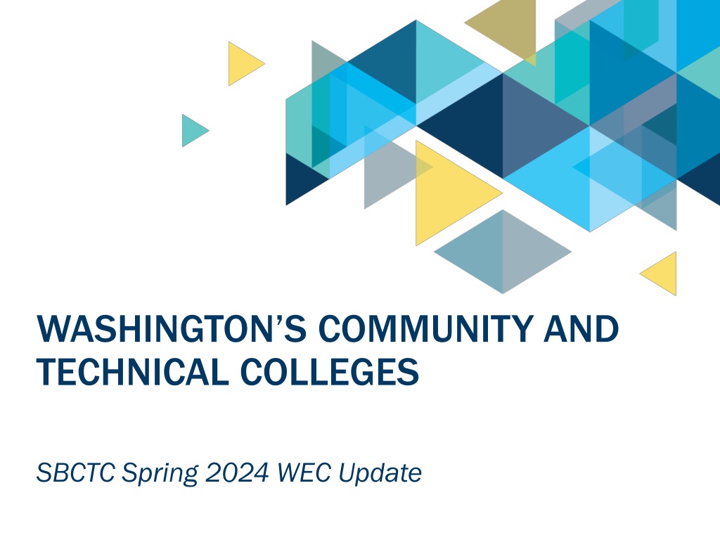SBCTC Spring 2024 Updates and Initiatives