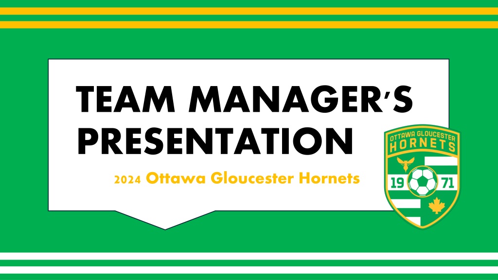 Ottawa Gloucester Hornets Team Manager Roles & Responsibilities