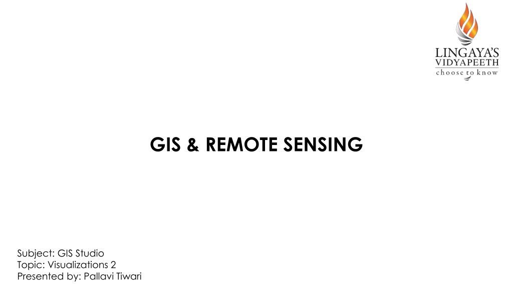 geospatial visualization techniques overvi