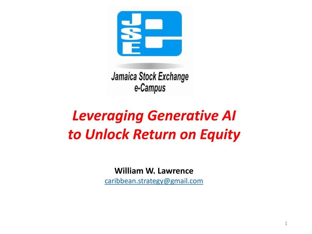 leveraging generative ai for improved roe in caribbean strate