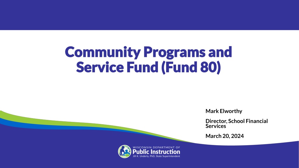 PPT - Understanding Community Programs and Service Fund (Fund 80) in ...