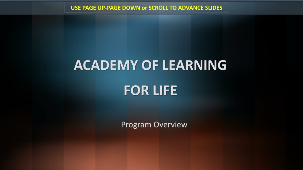 academy of learning for life program overvi