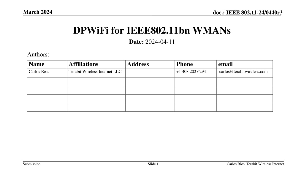 dpwifi revolutionary technology for wma