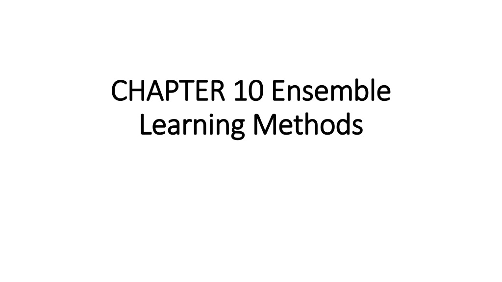 1. **Ensemble Learning Methods & Random Forest in Python**
   
2. Ensemble learning involves using multiple machine lear