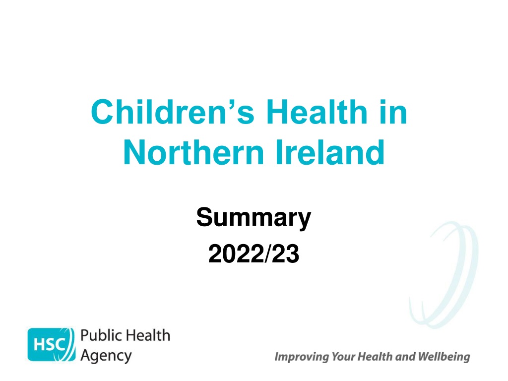 children s health trends in northern ireland 2022 