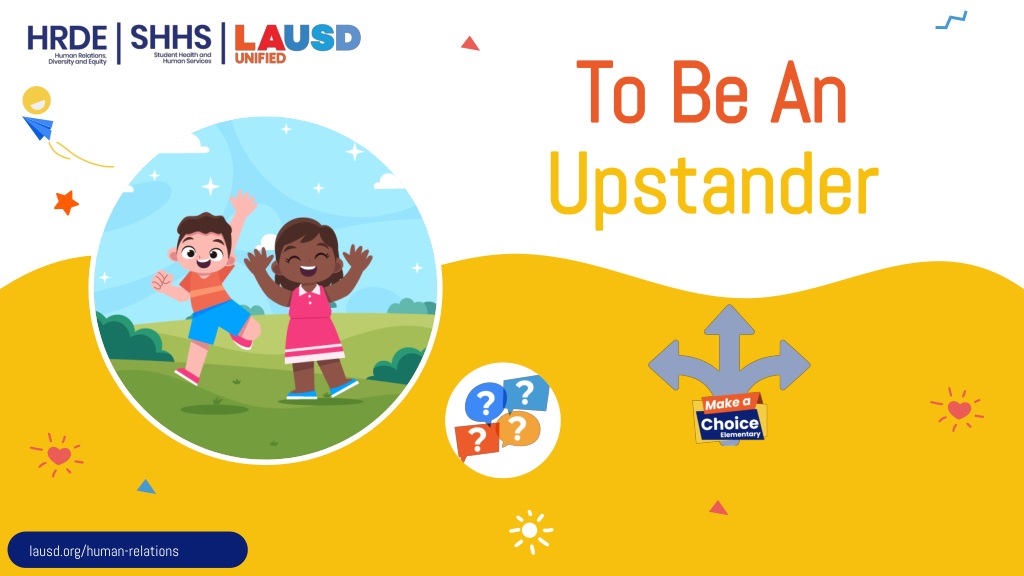 choosing to be an upstander in your communi
