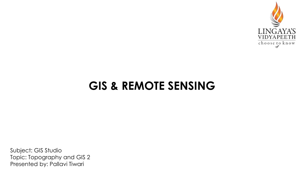 understanding digital elevation models in gis and remote sensi
