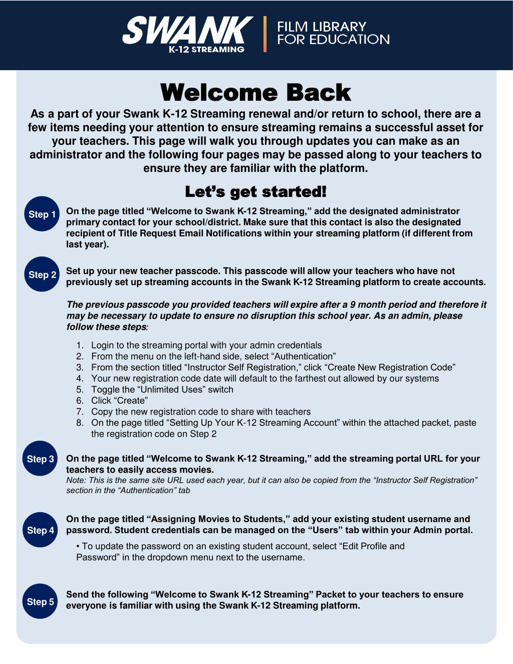 swank k 12 streaming renewal guide for administrators and teache