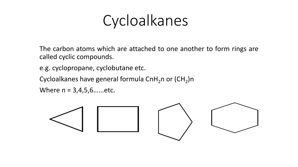 overview of cycloalkanes properties preparation and reactio