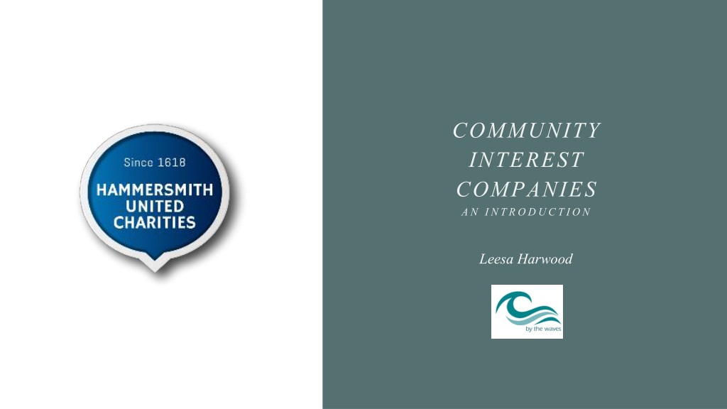 organisational structures and legal requirements for community interest compani