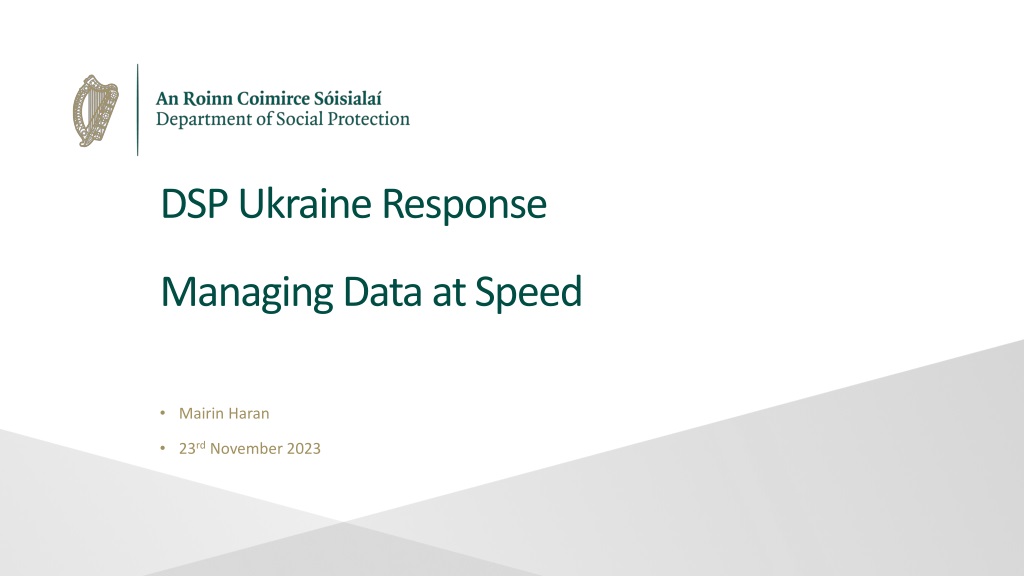 enhancing data management in the department of social protecti