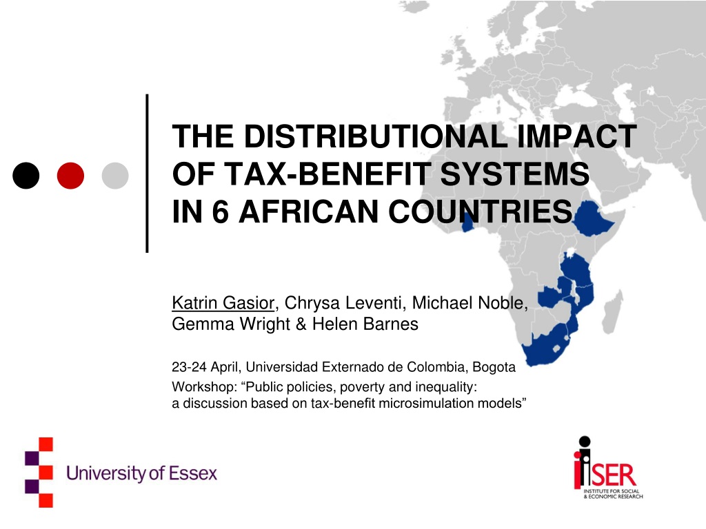 distributional impact of tax benefit systems in 6 african countri