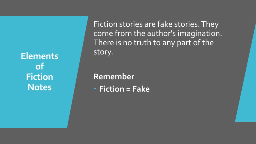 understanding elements of fiction in storytelli