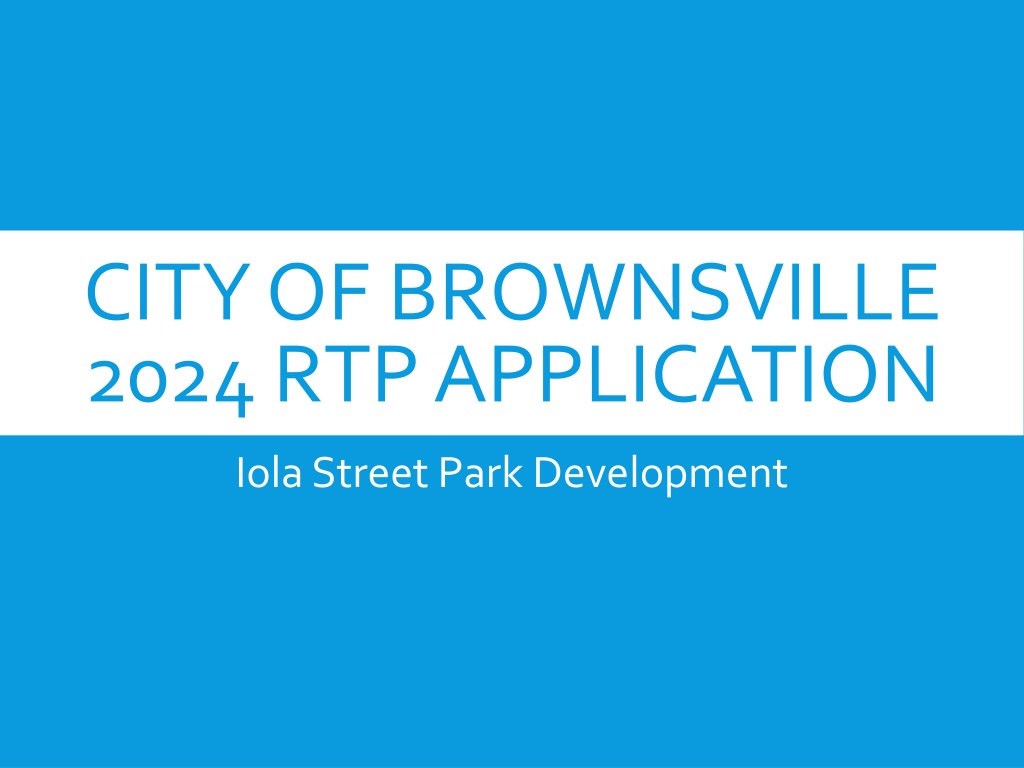 iola street park trail development project overvi