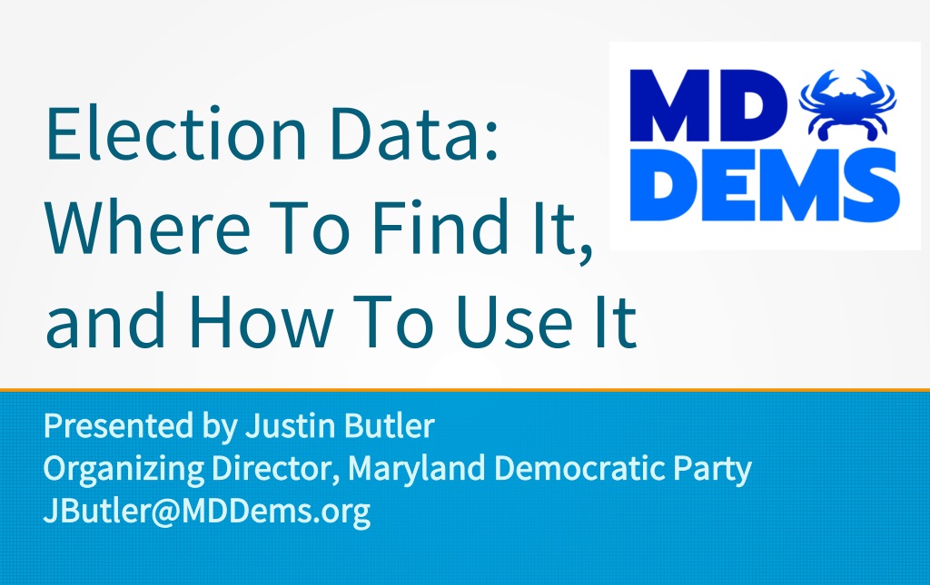 understanding election data and voter activation network in maryla