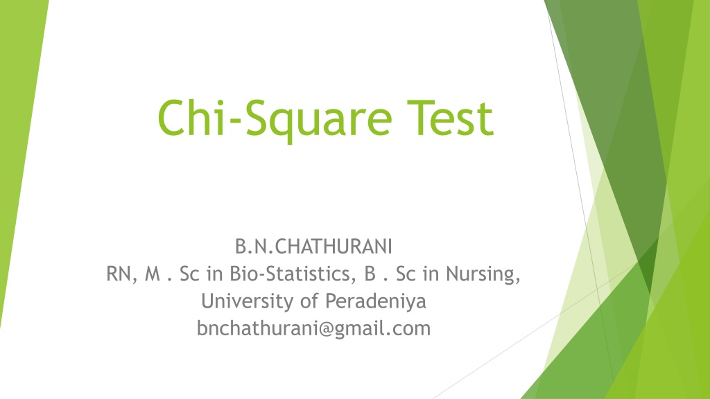 Chi-Square Test of Independence in Contingency Tables