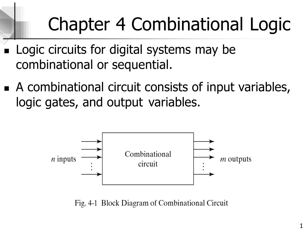 understanding combinational logic circuits for digital syste