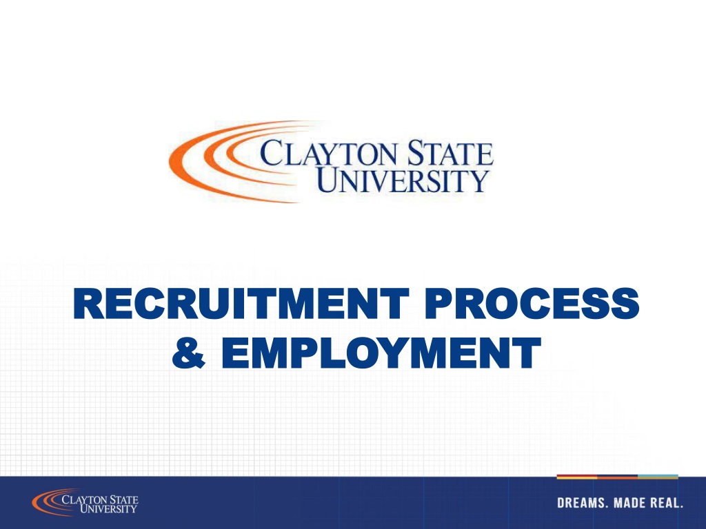 PPT - USG Recruitment Policy Updates and Employee Hiring Procedures ...