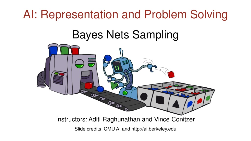 Bayesian Networks and Sampling in AI: Representation and Inference Techniques