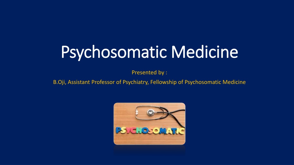 understanding psychosomatic medicine in psychiatry a comprehensive overvi