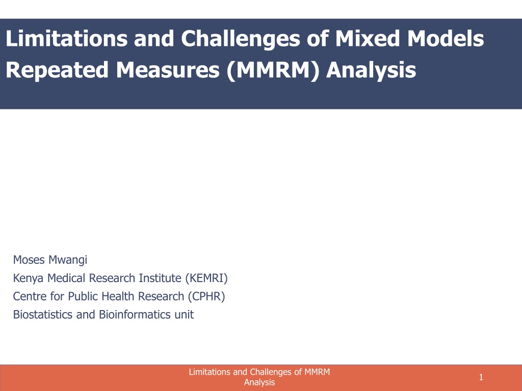 challenges of mixed models repeated measures mmrm in longitudinal data analys