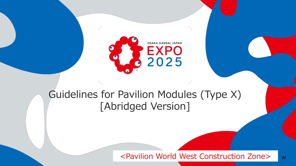 guidelines for type x pavilion modules abridged versi