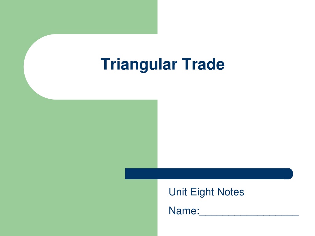 impact of triangular trade on slave labor and plantations in the americ