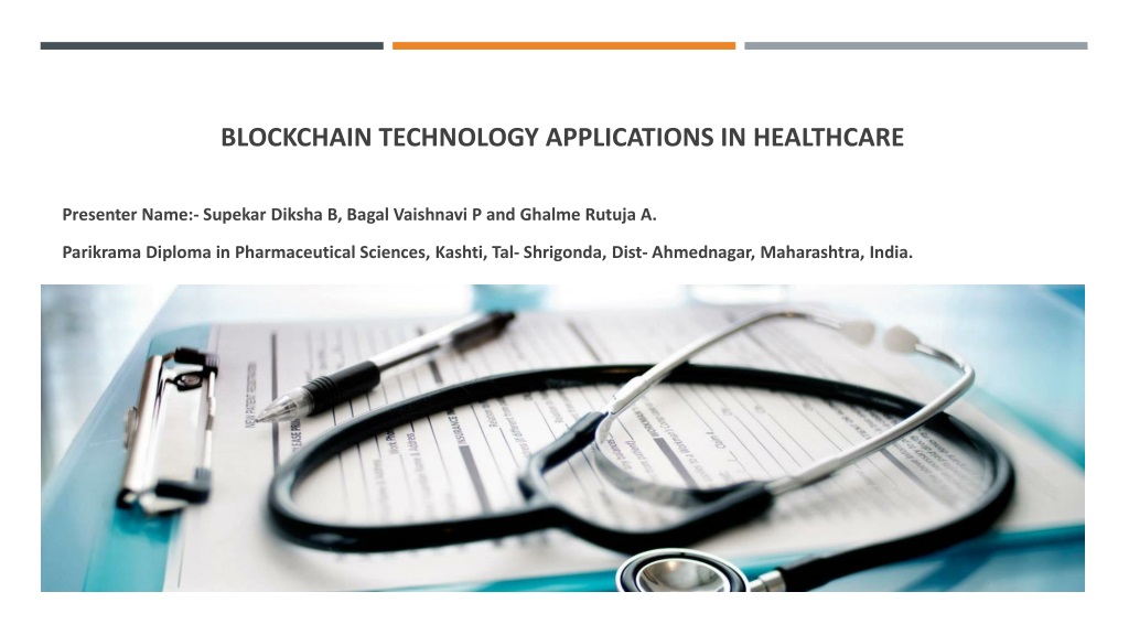 1 title blockchain technology applications in healthcare 2 summary the healthcare industry faces challenges in managing exchanging and securi