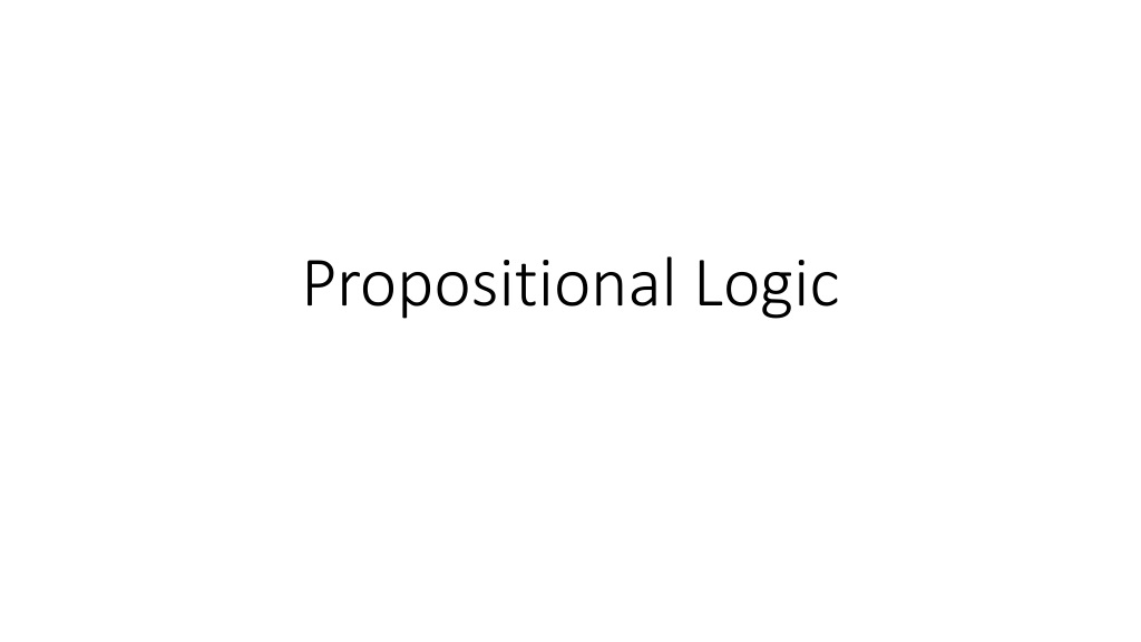 Understanding Propositional Logic Fundamentals