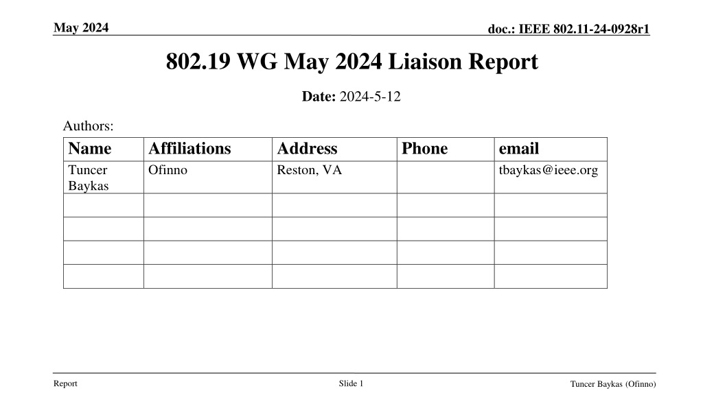ieee 802 19 may 2024 liaison report overvi