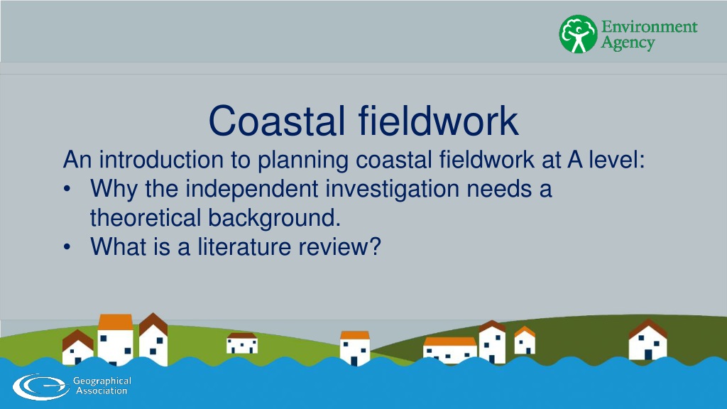 planning coastal fieldwork theoretical background and literature revi