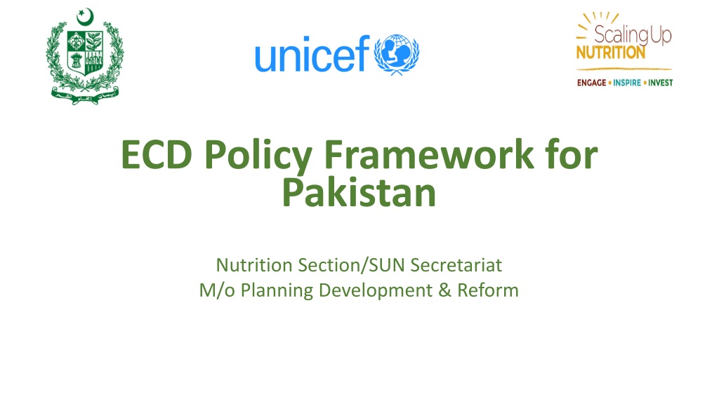 Enhancing Early Childhood Development in Pakistan: A Framework for Action